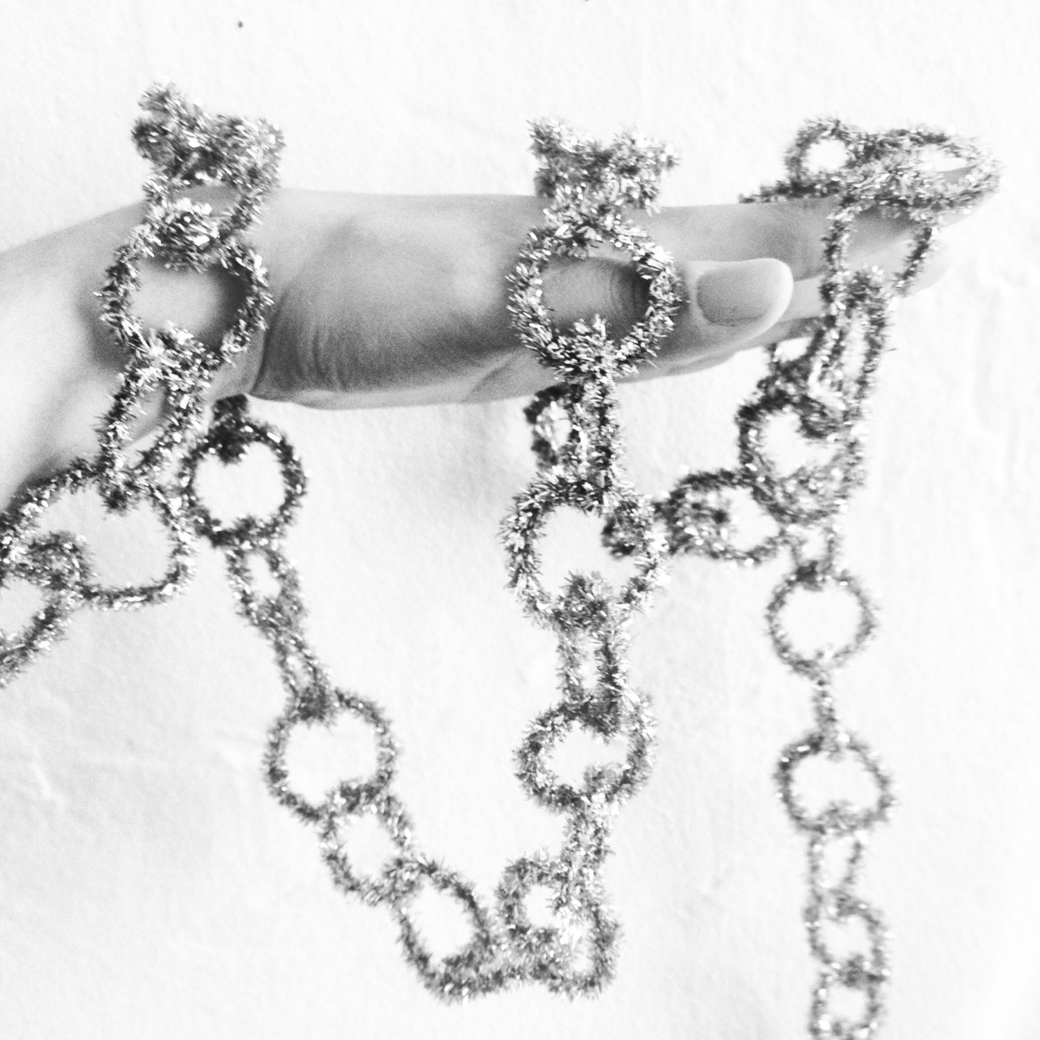 Sparkly Silver Garland