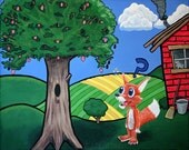 Mini Donuts in a Tree, Art Print