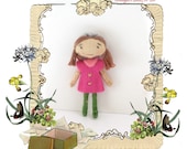 miniature dollhouse bendy doll gift for sister
