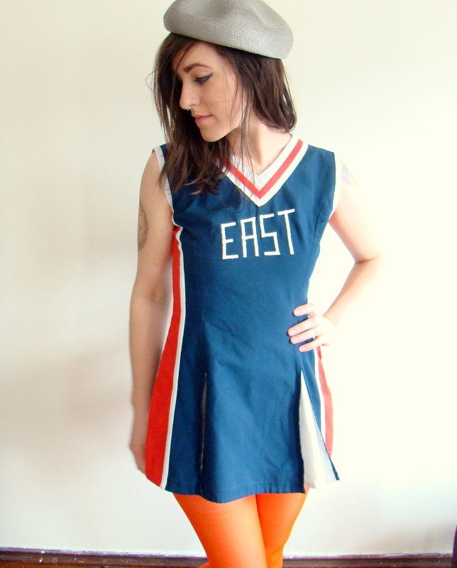Vintage Handmade Cheerleading Uniform - FIts XSMALL and SMALL