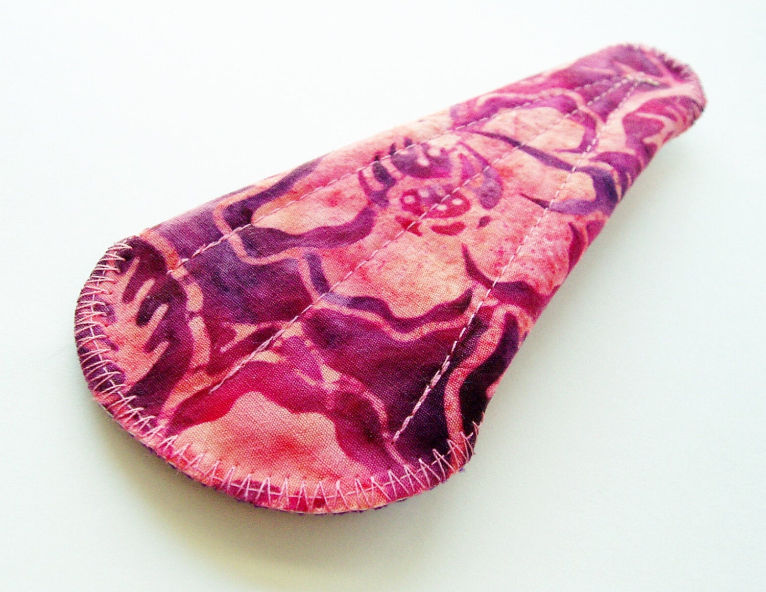 6 Cotton Thong Panty Liner Lush Batik & Purple by NaturallyHip
