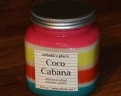 Coco Cabana Scented Soy Wax Container Candle 32 oz