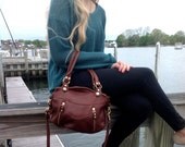 SALE - Small Larch bag in chestnut