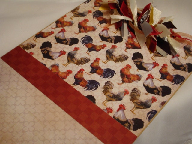 KITCHEN Decor ROOSTER CLIPBOARD