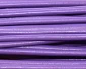 Greek Round Leather Cord 1.8mm Purple 12 feet - 4 yards - Low Shipping
