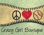 Baseball Cuff Bracelet / Recycled Baseball
