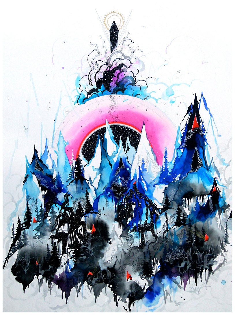 Microcosmos, 18 x 24 Limited Edition Glicee Print