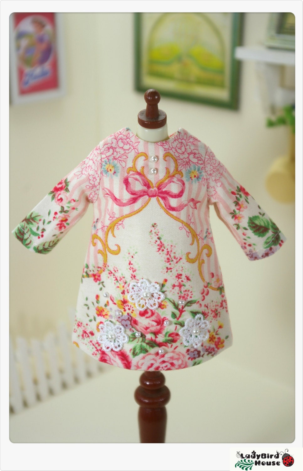 LADYBIRD HOUSE Blythe Outfit Pink Dress