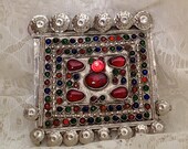 Large light up Kuchi pendant - glow in the dark jewelry - Burning Man jewelry - tribal fusion bellydance jewelry