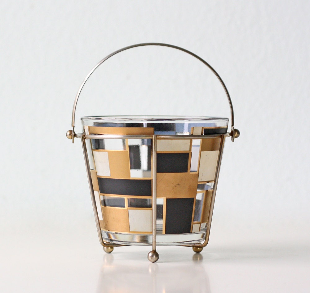 Mid Century Modern Ice Bucket