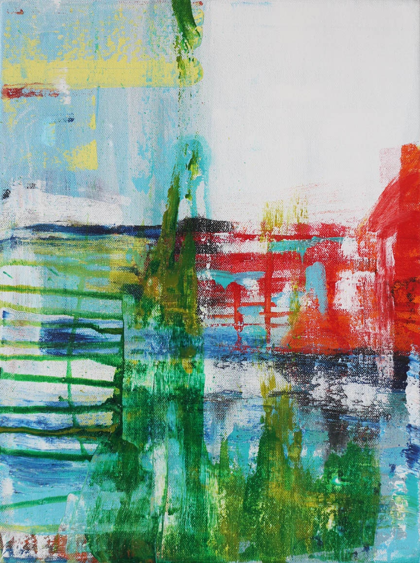 hyde street - original abstract painting