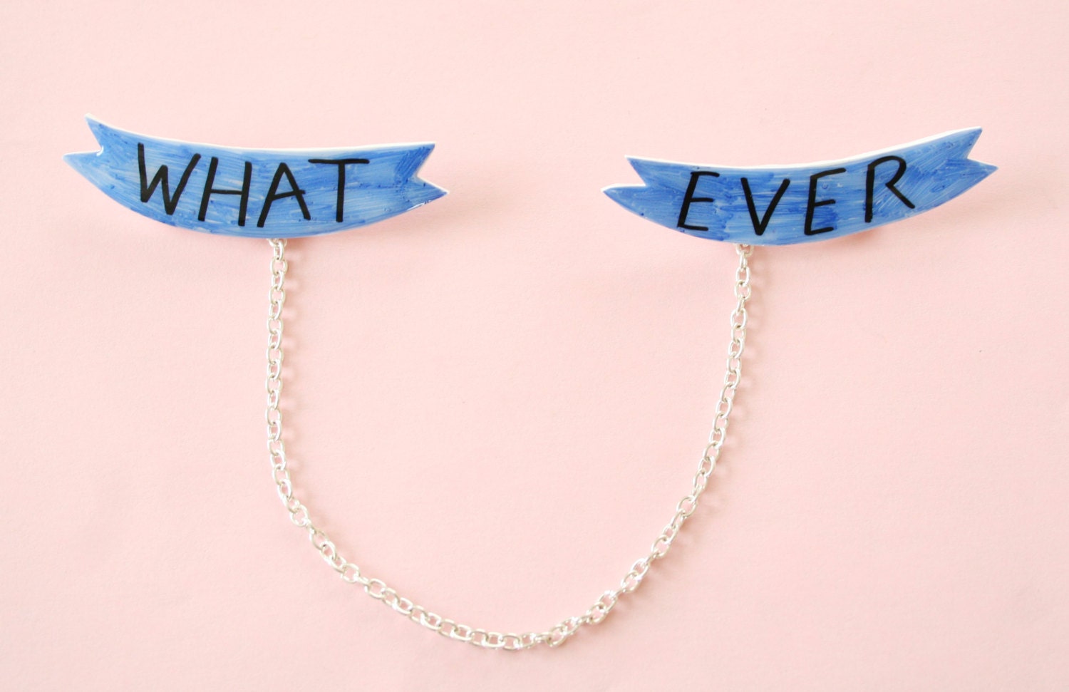 Whatever Sweater Brooch Set w/ Chain