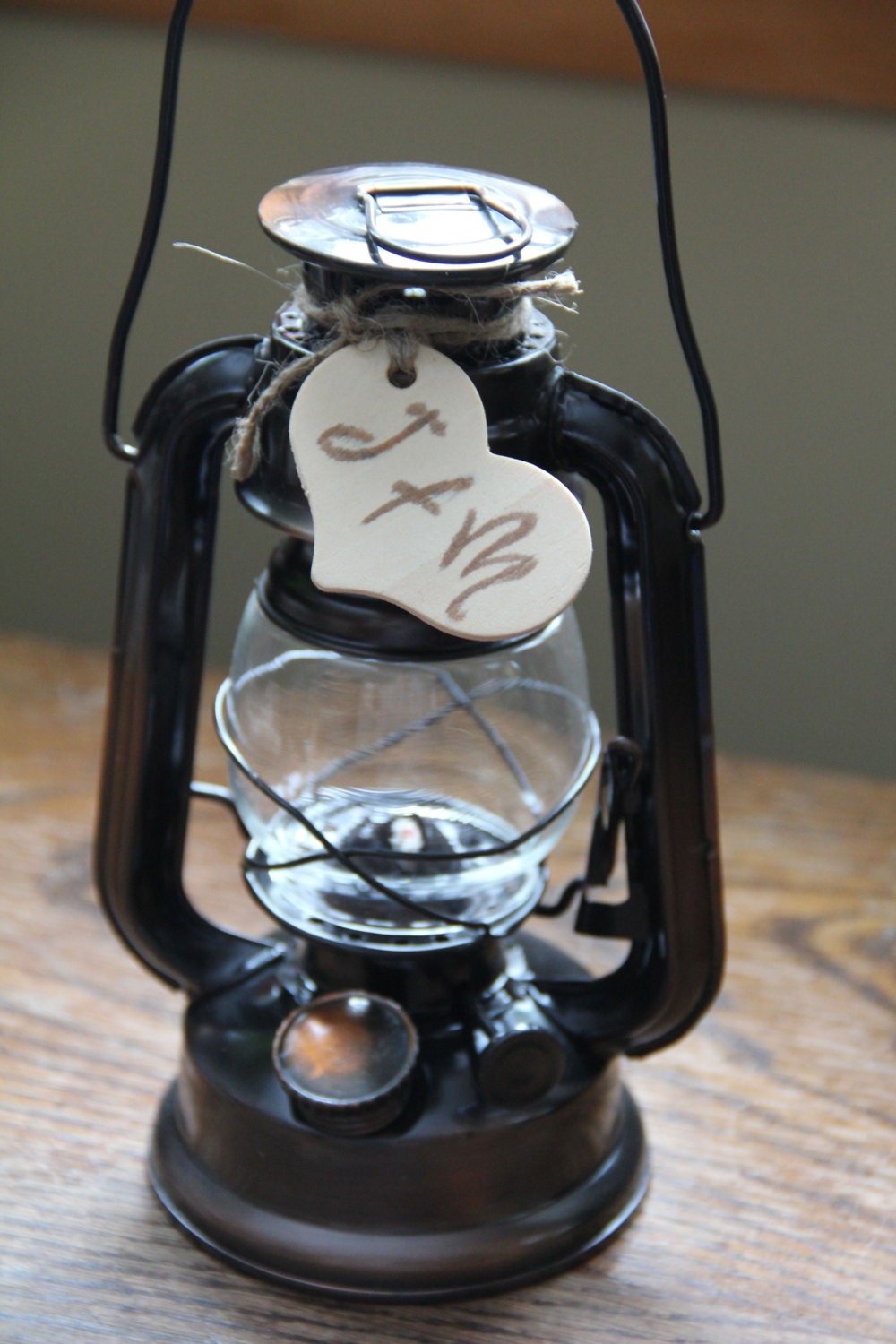 Rustic Lantern Ring Bearer Pillow with FREE SHIPPING