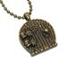 HOBBIT inspired Door, locket Necklace .. FREE Shipping US .. shire