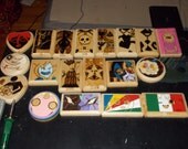 Custom Wood Burned/Painted Coaster