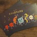 Vintage Cute Dancing Fruits and Veggies Cocktail Invitations - Set of 10 - Birthday, Party, Celebration