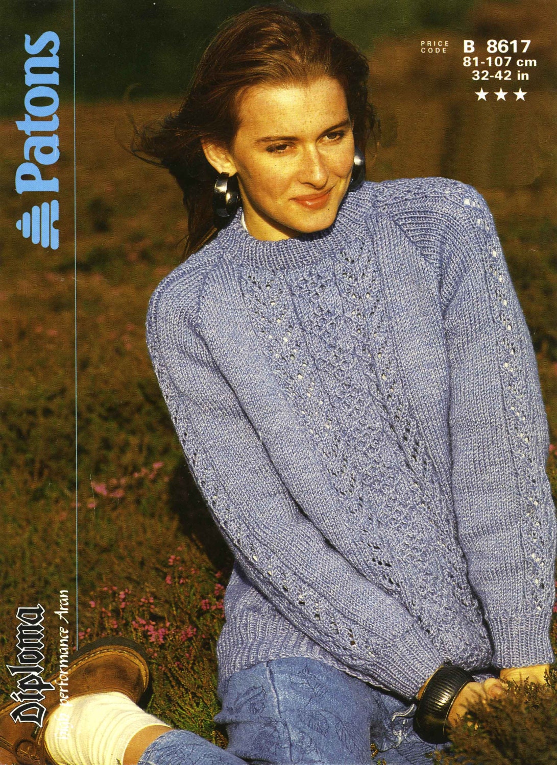 Patons 8617 Knitting Pattern