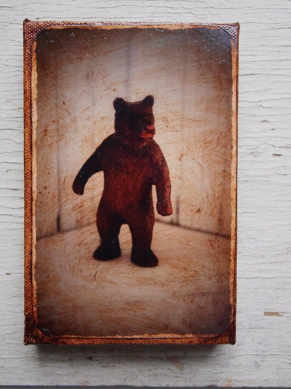Vintage Toy Bear  Art/Photo/Wall Art - 4x6