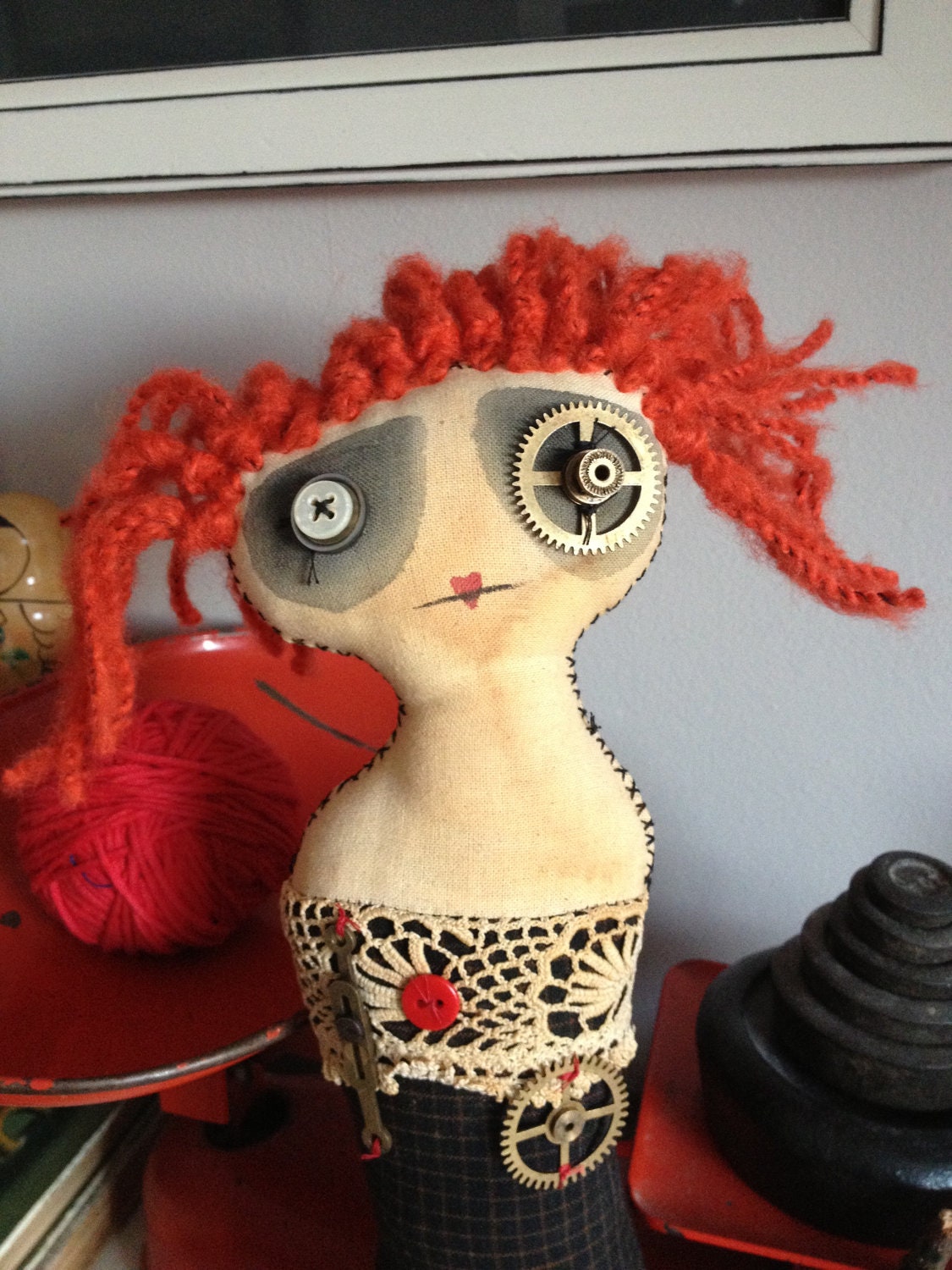 Little Miss Monday Art Doll