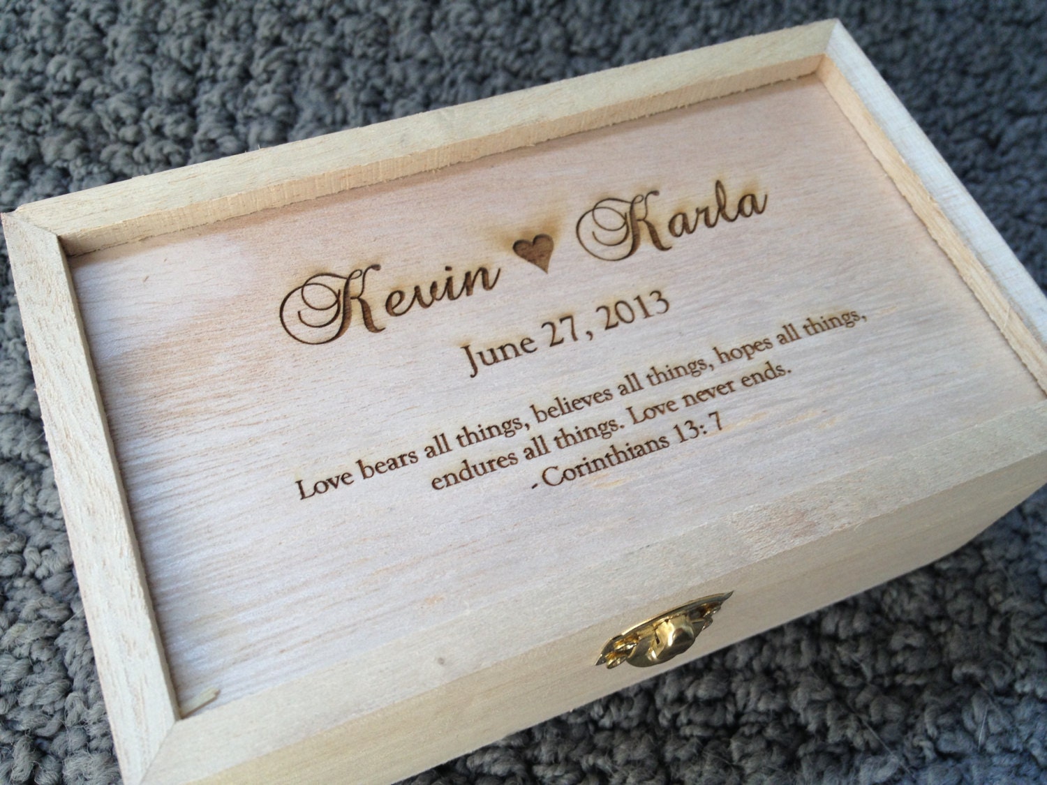 Ring Bearer Pillow Alternative, Wedding Keepsake Box, Rustic Wedding, Jewelry Box, Wedding Gift