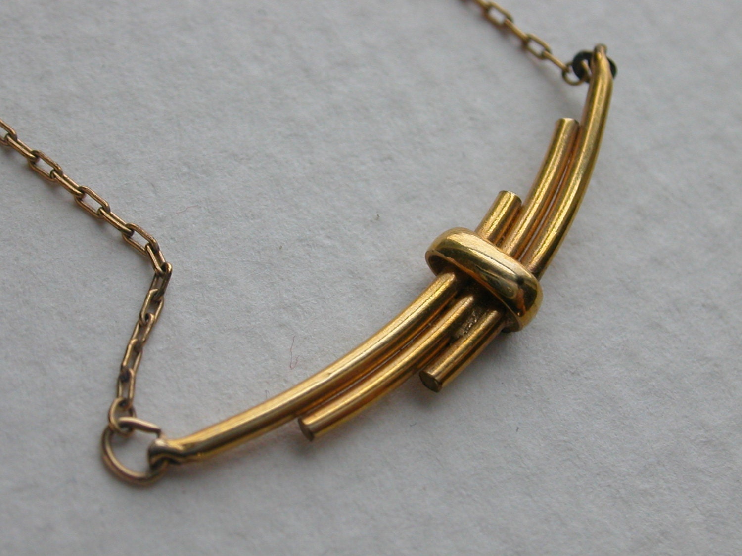 Winard 12k Gold Filled Abstract Necklace