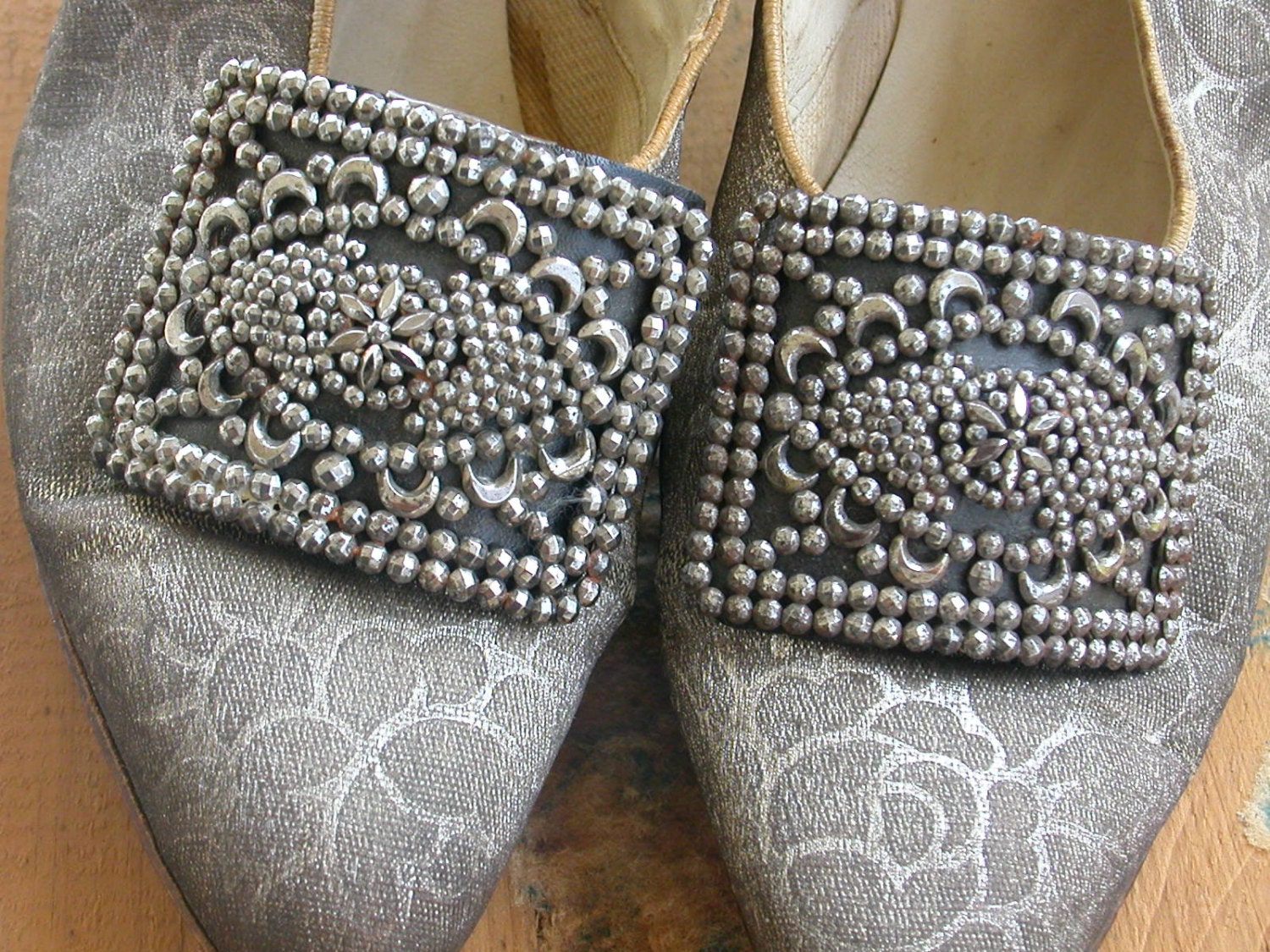 Pair of French Cut Steel Shoe Buckles
