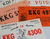Vintage CB Radio Cards. Original Orange 10 Pack