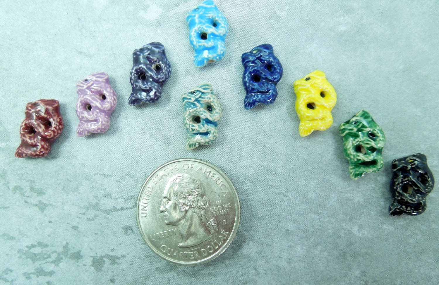 Little teeny wee baby dragon beads (2)