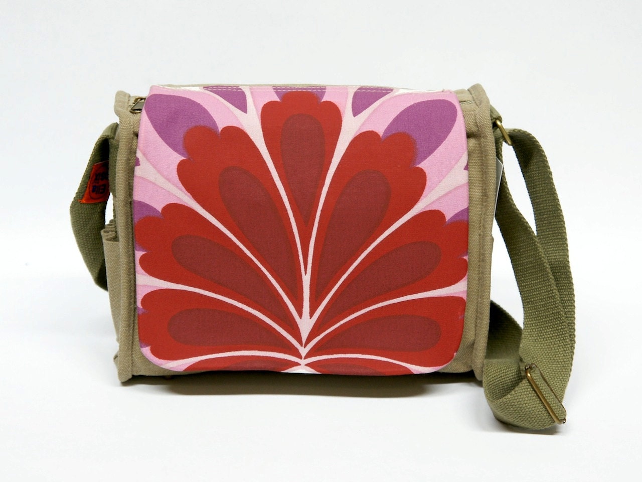 Vero - saddlebag customized with original vintage fabric.