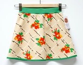 7/8y retro skirt "Karin" - made with love from vintage fabrics.