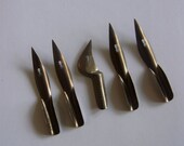 Vintage Pen Nibs set of 5