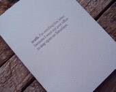 Letterpress TRUTHnote. Sa...