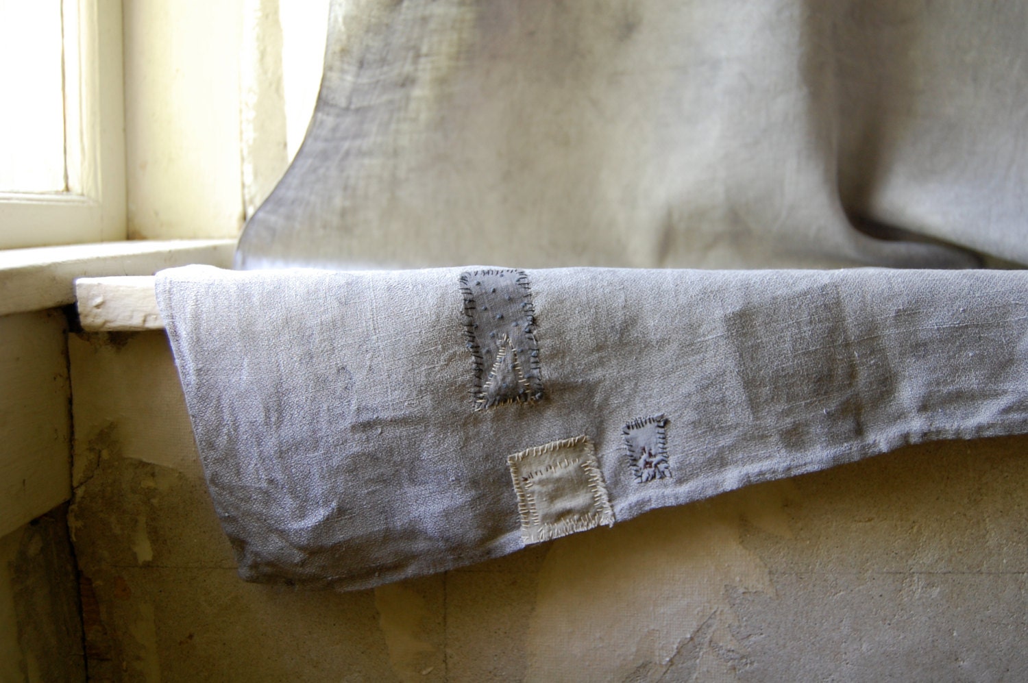 humble hand dyed hand patched vintage textile
