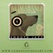Weimaraner records original graphic art giclee archival print 12 x 12