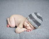 Newborn knit baby boy hat photography prop