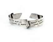 CUSTOM Banner Cuff Bracelet
