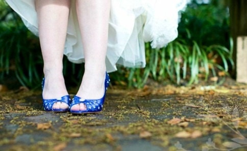 Design your own Wedding Shoes Custom as seen on Real Weddings