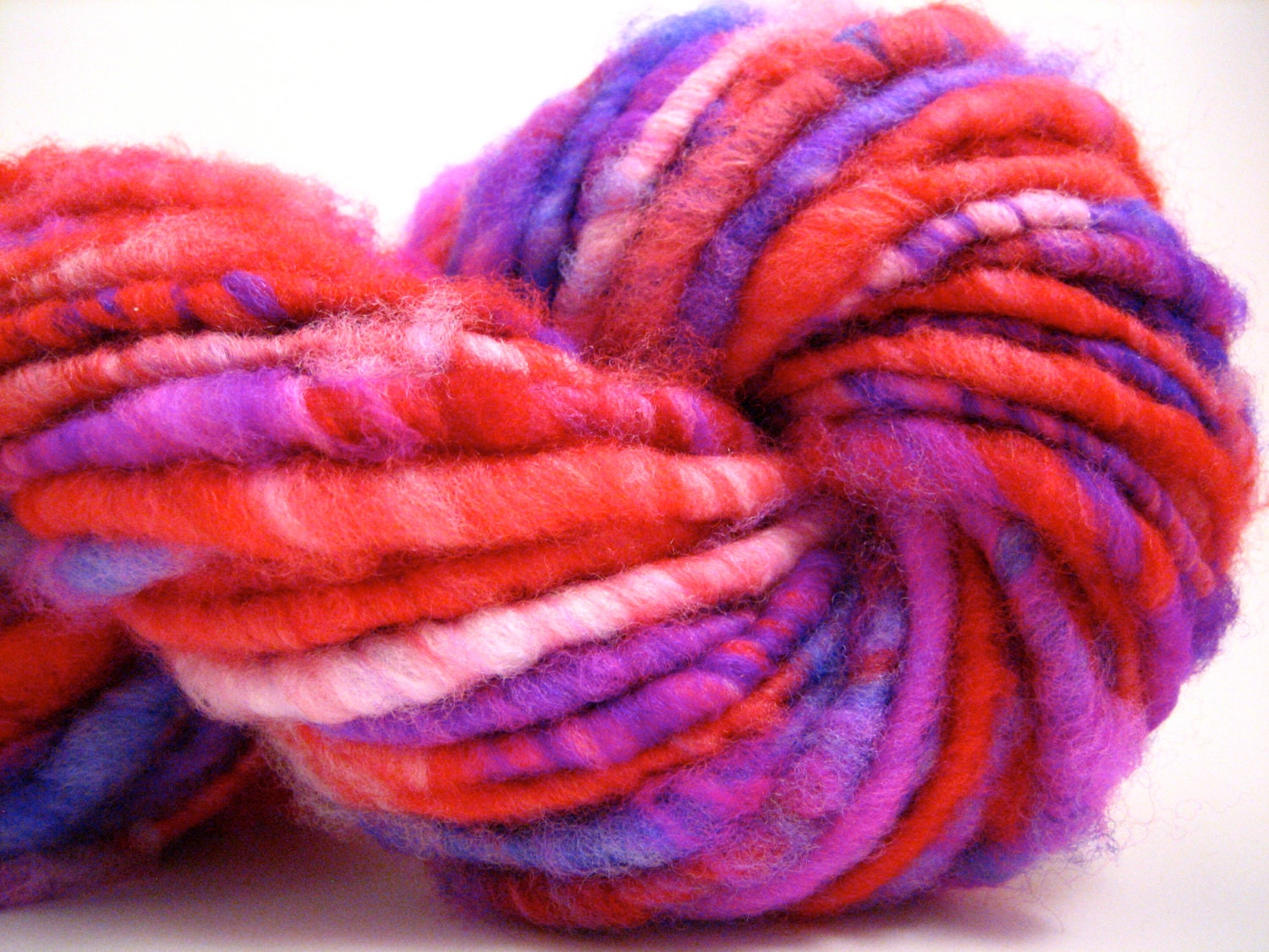 Handspun Cormo Wool Corespun Art/Novelty Yarn, 51 Yards