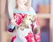Wild Roses Sweater for bjd MSD size Unoa mnf