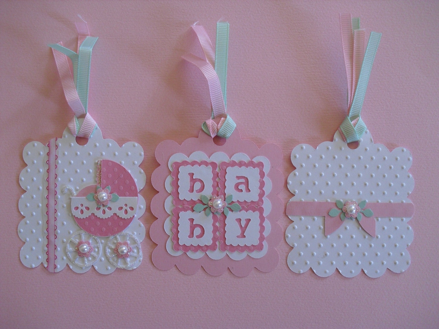 Scrapbook,handmade card embellishment,die cut  tags