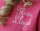 One personalized Bridal Robe.