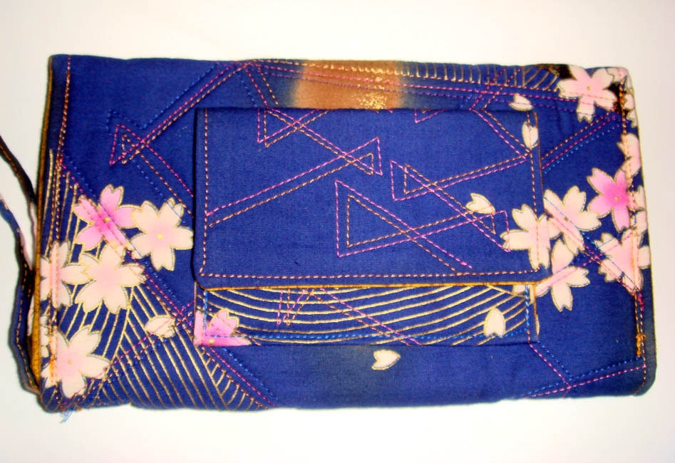 Sale - Sunrise Wallet Wristlet using Kona Bay fabric - number 43
