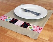Retro Spotty Cherry & Cupcake Placemats Set of 4 - B