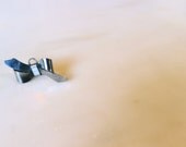 adorable silver vintage bow tie pin/charm
