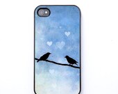 love birds, iPhone case for iPhone 4 and 4s, two birds, iPhone accessory