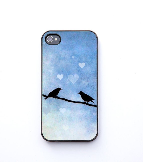 love birds, iPhone case for iPhone 4 and 4s, two birds, iPhone accessory