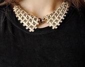 SALE - Vintage Trifari Peter Pan Collar Necklace