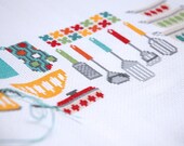 Kitchen Gadgets Motifs Cross Stitch Pattern Instant Download