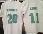 Married Since Couples T-shirt set