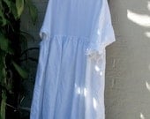 Oversized Long Linen Dress